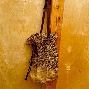 Brand new hand woven purse from Vietnam